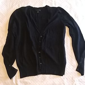 Black button down cardigan